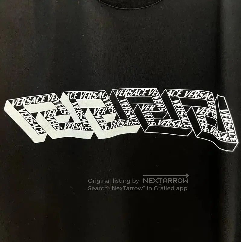 Versace Versace Black Cotton Short Sleeve T-Shirt . Size US XS / EU 42 / 0 - 2 Thumbnail
