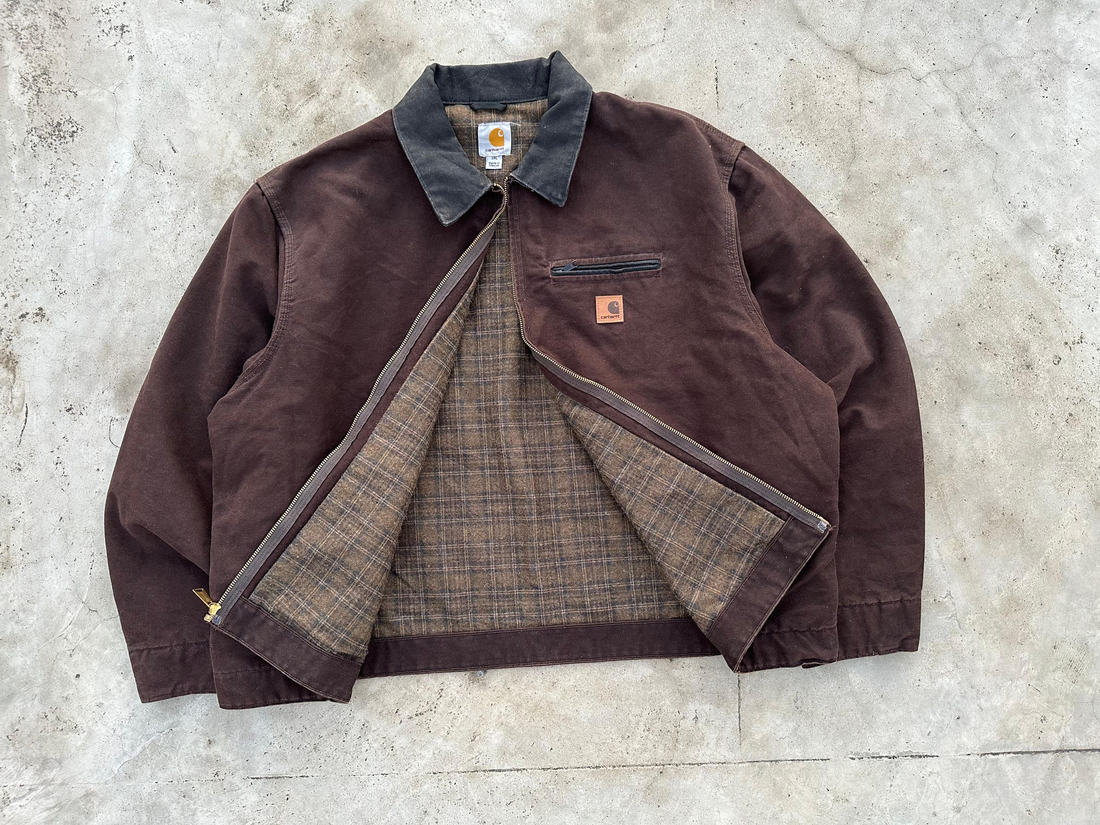 Carhartt Vintage Carhartt Detroit jacket J97 DKB Size US XXL / EU 58 / 5 - 5 Thumbnail