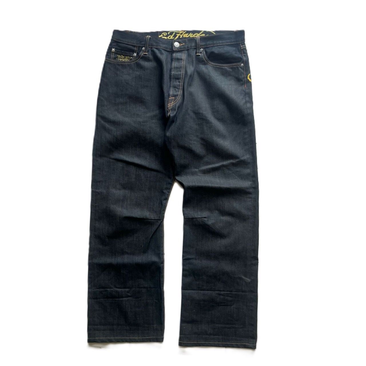 Ed Hardy × Vintage Ed Hardy Skull Jeans Size US 36 / EU 52 - 6 Thumbnail
