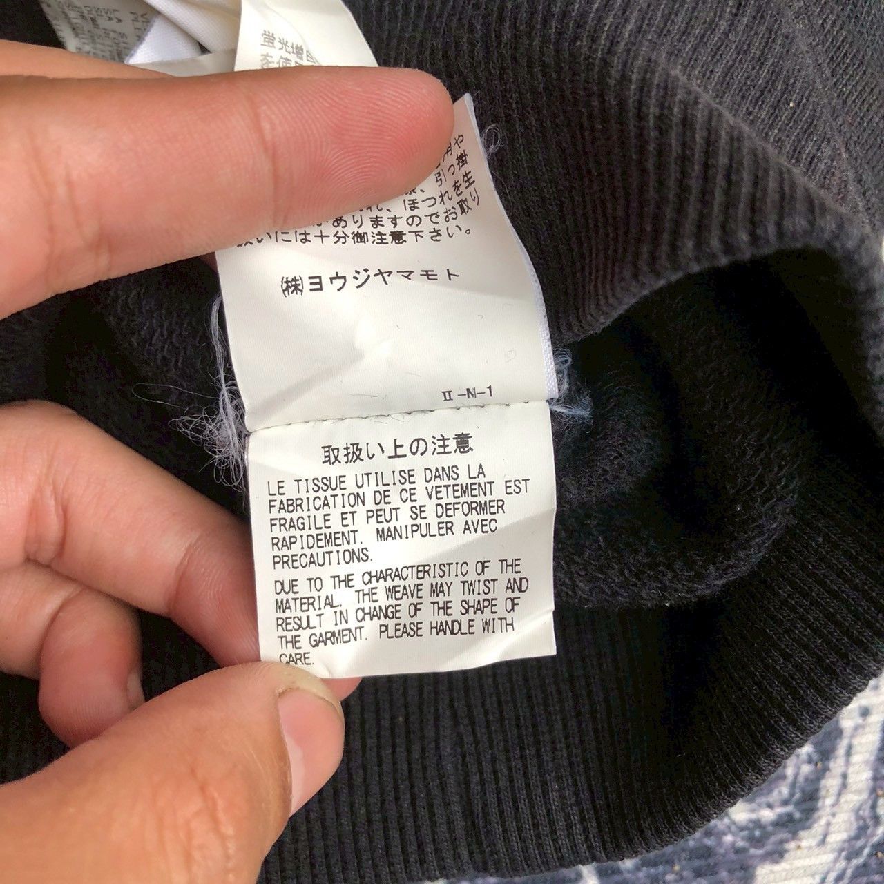 New Era × Yohji Yamamoto Yohji Yamamoto x New Era Embroidered Logo Hoodie Size US L / EU 52-54 / 3 - 11 Thumbnail