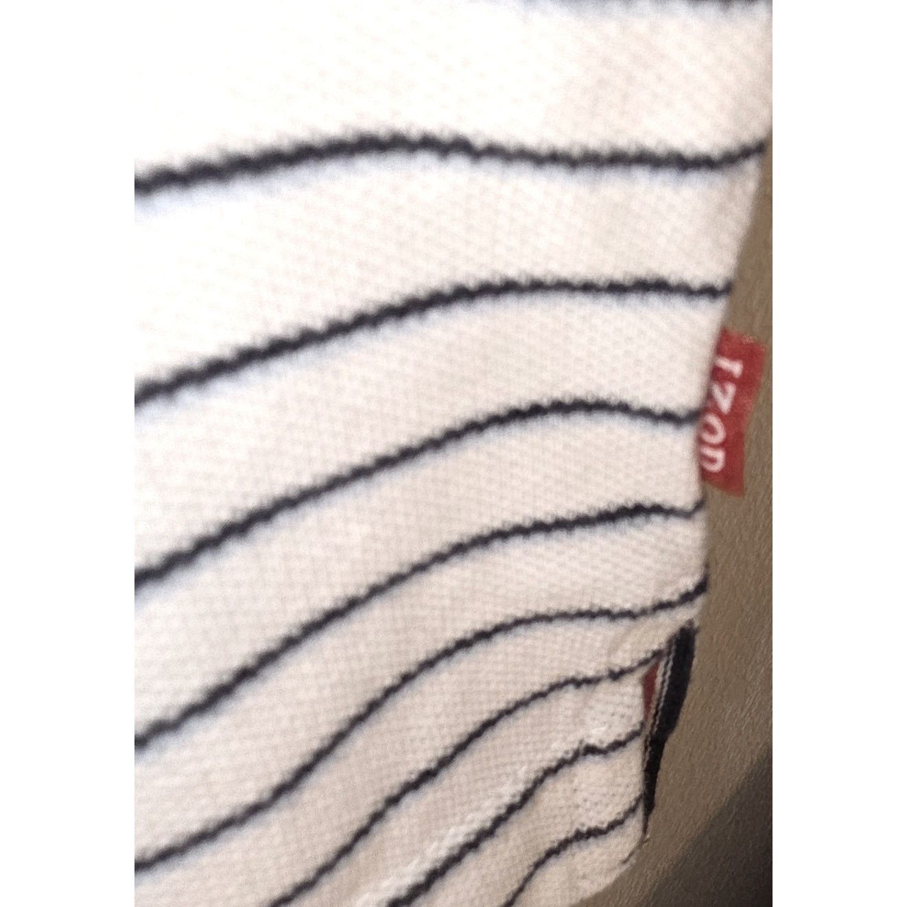Izod Izod White Polo Shirt XL with Black Stripes Size US XL / EU 56 / 4 - 4 Thumbnail