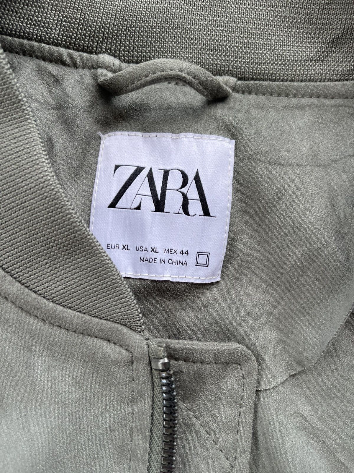 Rhude × Zara Zara Men's Oversized Suede Bomber Jacket Size US XL / EU 56 / 4 - 8 Thumbnail