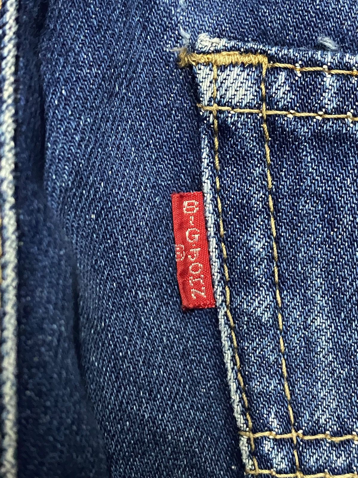 Big John Vintage Big John Blue Wash Distressed Flare Jeans Size US 27 - 11 Thumbnail