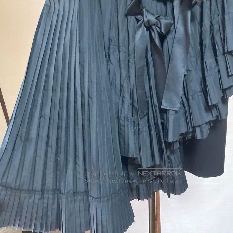Comme des Garcons Comme Des Garcons size XS Black Vintage Pleated Skirt Size 22" - 6 Thumbnail