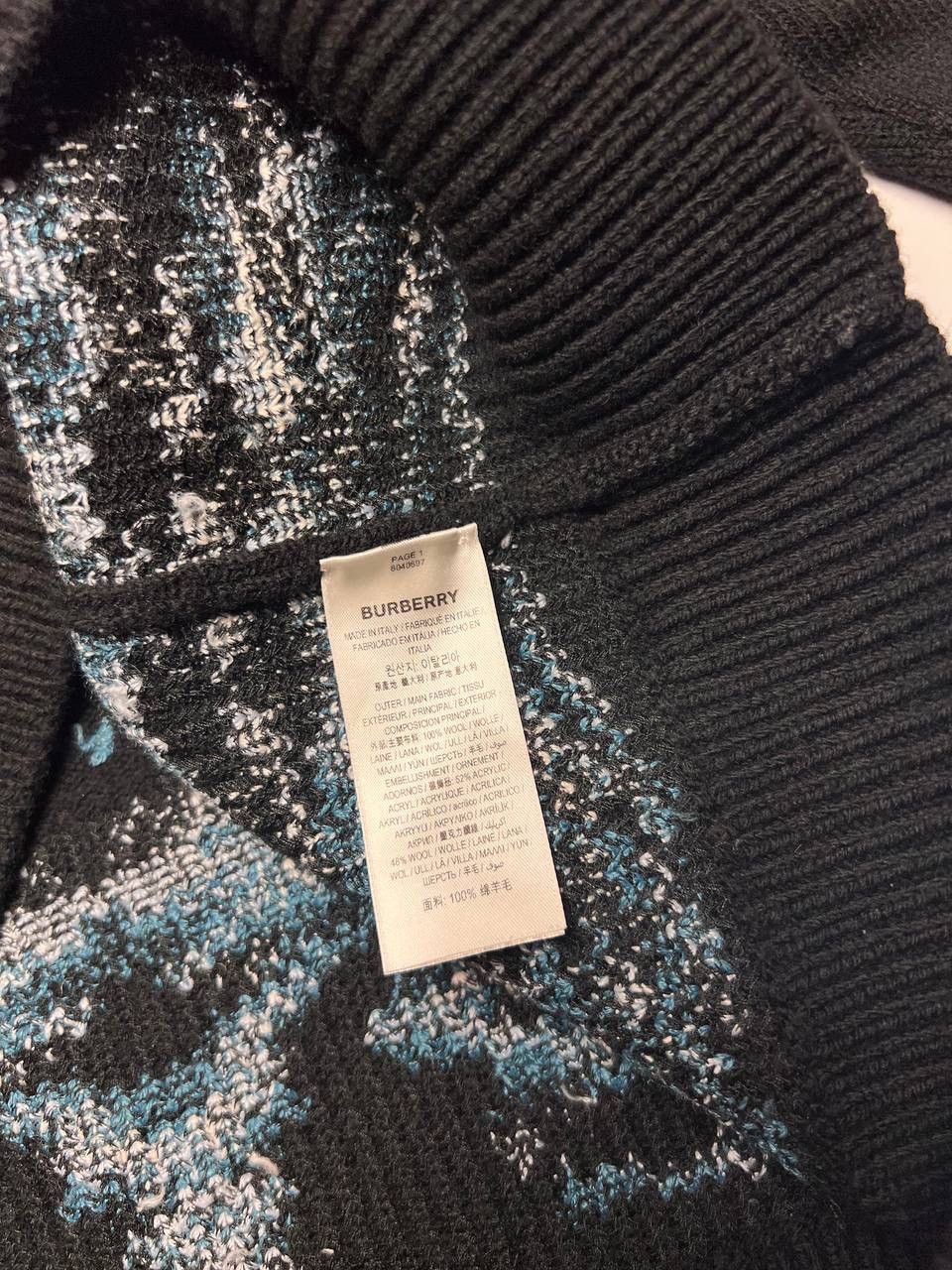 Burberry BURBERRY Wool Mermaid-Intarsia Sweater Size US M / EU 48-50 / 2 - 8 Thumbnail