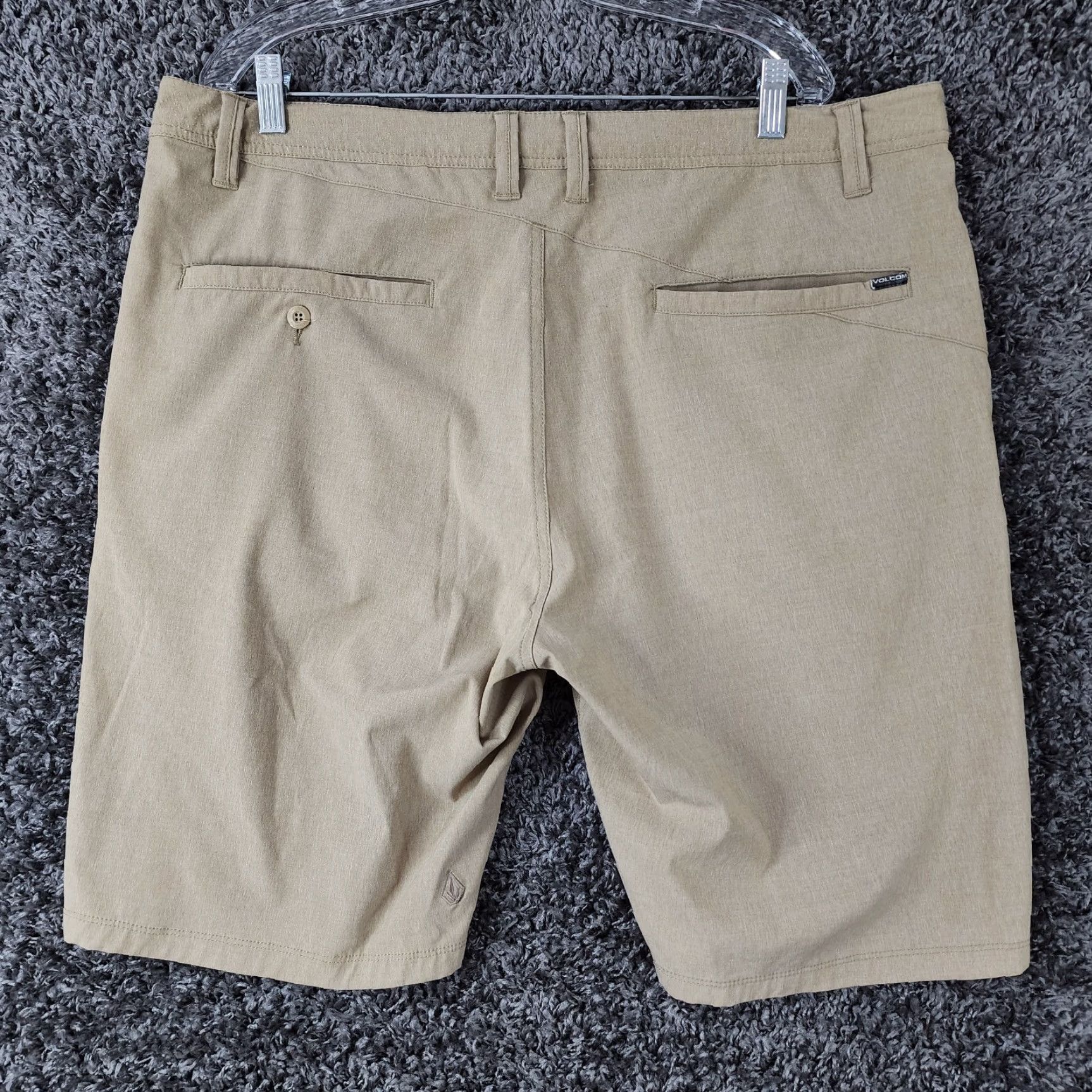 Volcom VOLCOM Men's Chino Shorts Size 40 Tan Size US 40 / EU 56 - 5 Thumbnail