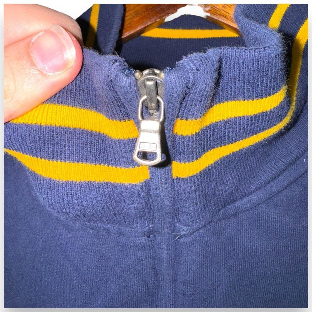 Polo Ralph Lauren Navy Blue Polo Ralph Lauren 1/4 Zip Sweater Size XL Size US XL / EU 56 / 4 - 4 Thumbnail