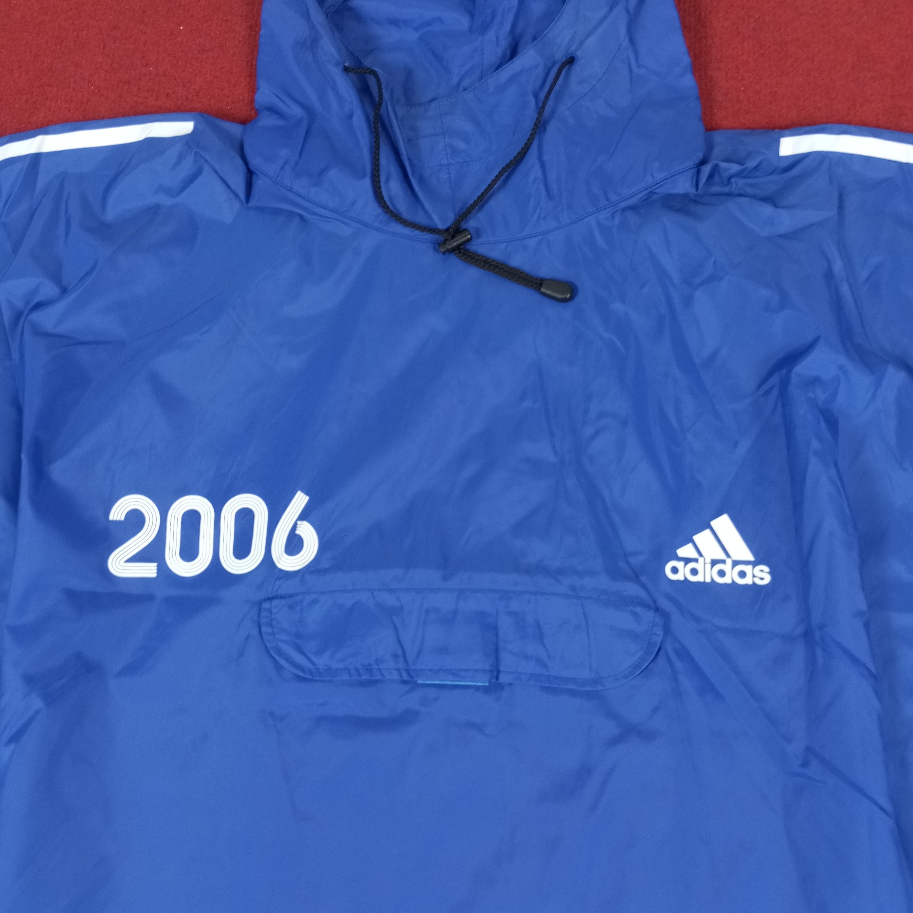 Adidas × Japan Blue × Vintage Adidas Japan Soccer Team Rain Jacket Size US XXL / EU 58 / 5 - 4 Thumbnail