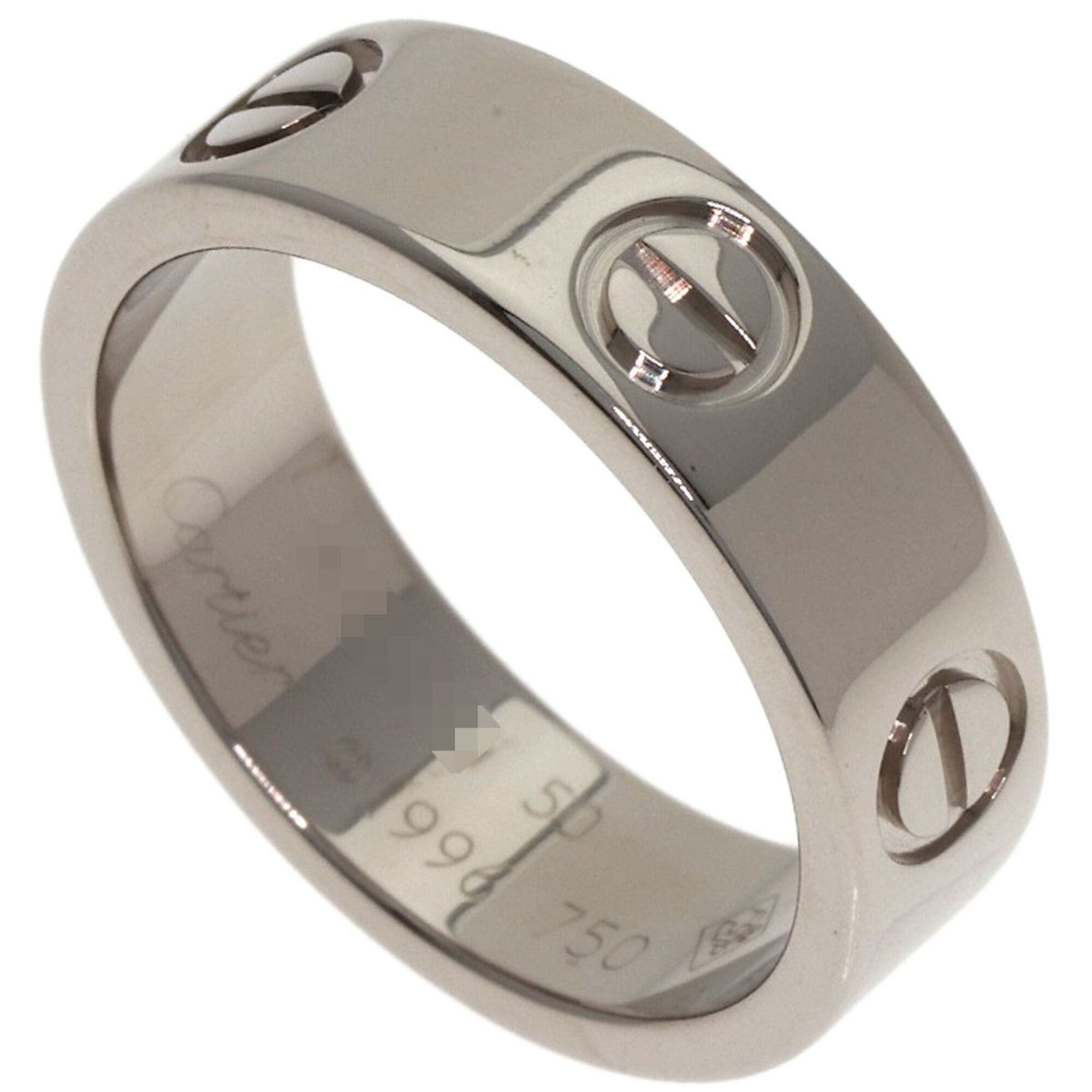 Cartier Cartier Love Ring #50, 18K White Gold, Women's Ring, CARTIER Size ONE SIZE - 1 Thumbnail