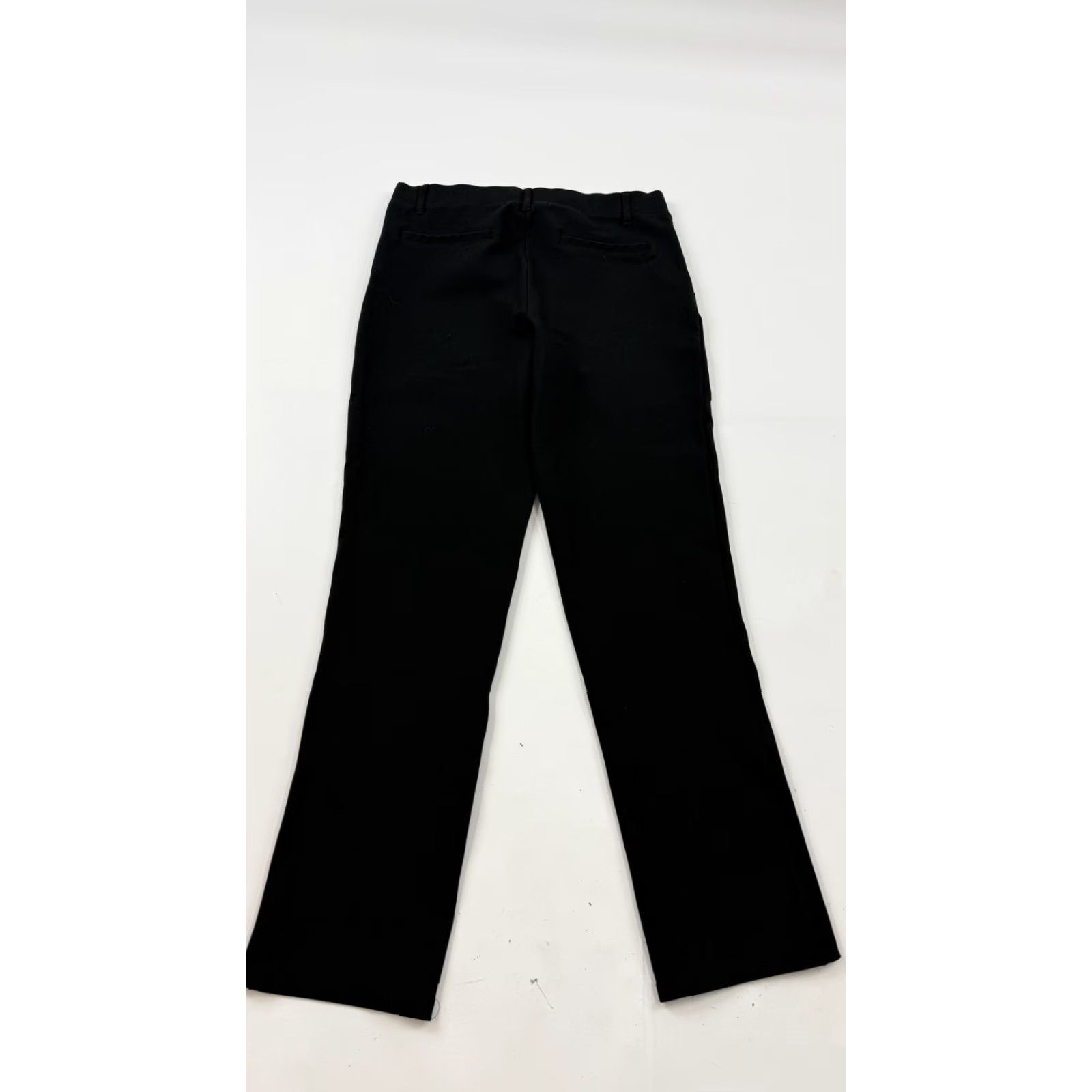 Quince Quince Pants Womens Medium Petite Black Dress Pants Work Ponte Straight Leg Size 32" / US 10 / IT 46 - 6 Thumbnail