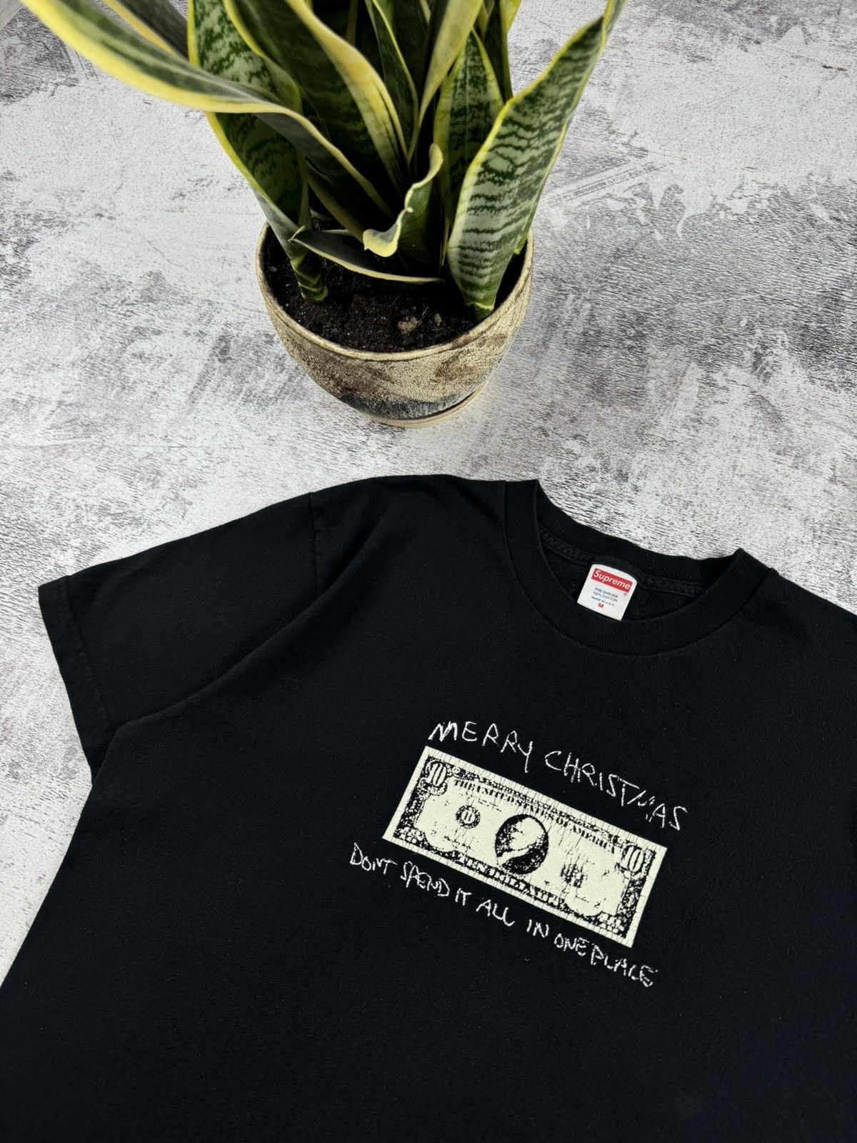 Supreme Supreme Merry Christmas Dollar SS21 Art Hip Hop T Shirt Tee Size US M / EU 48-50 / 2 - 6 Thumbnail