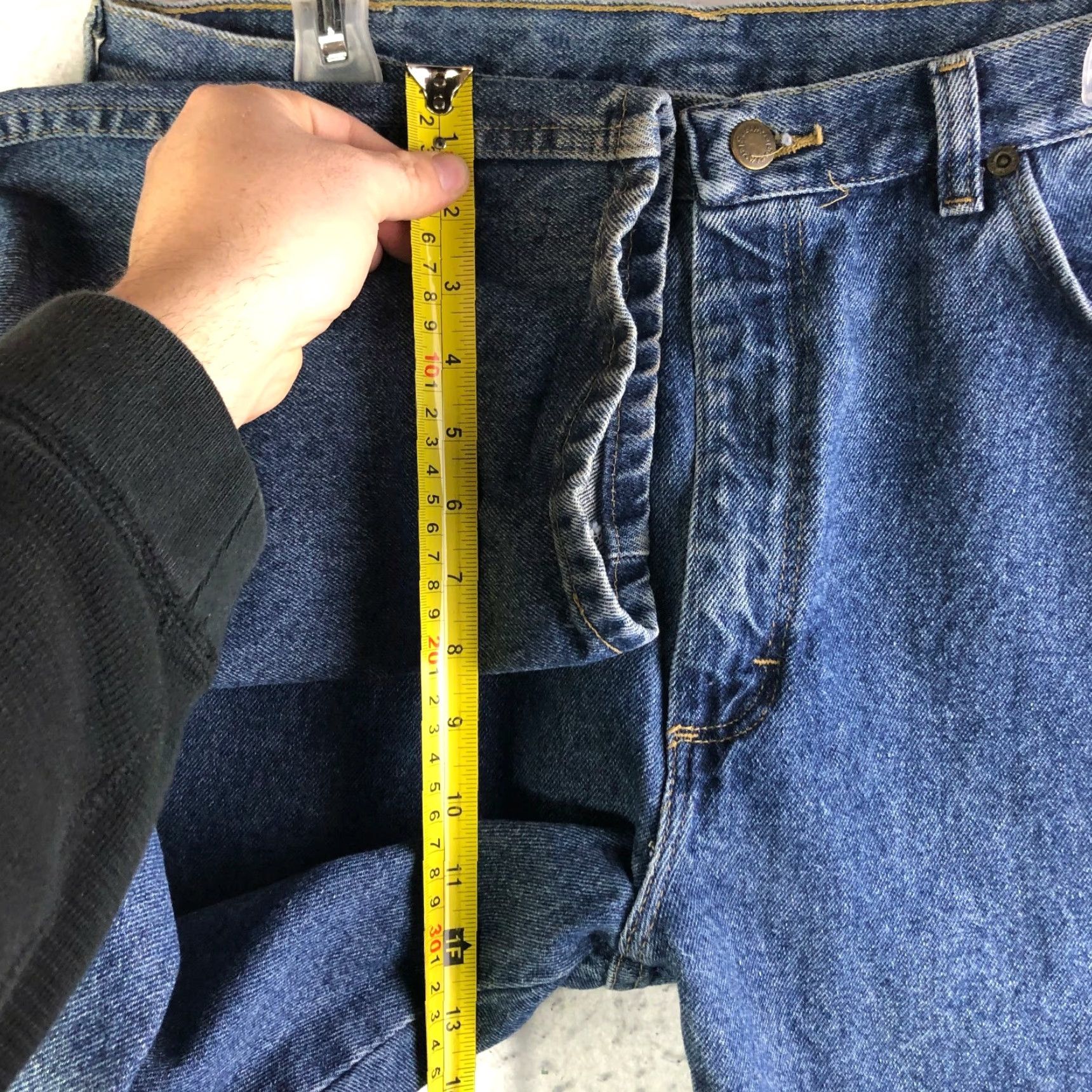 Wrangler Wrangler Jeans Mens 36x30 Straight Leg Mid Rise Medium Wash Blue Denim Jeans Size US 36 / EU 52 - 4 Thumbnail