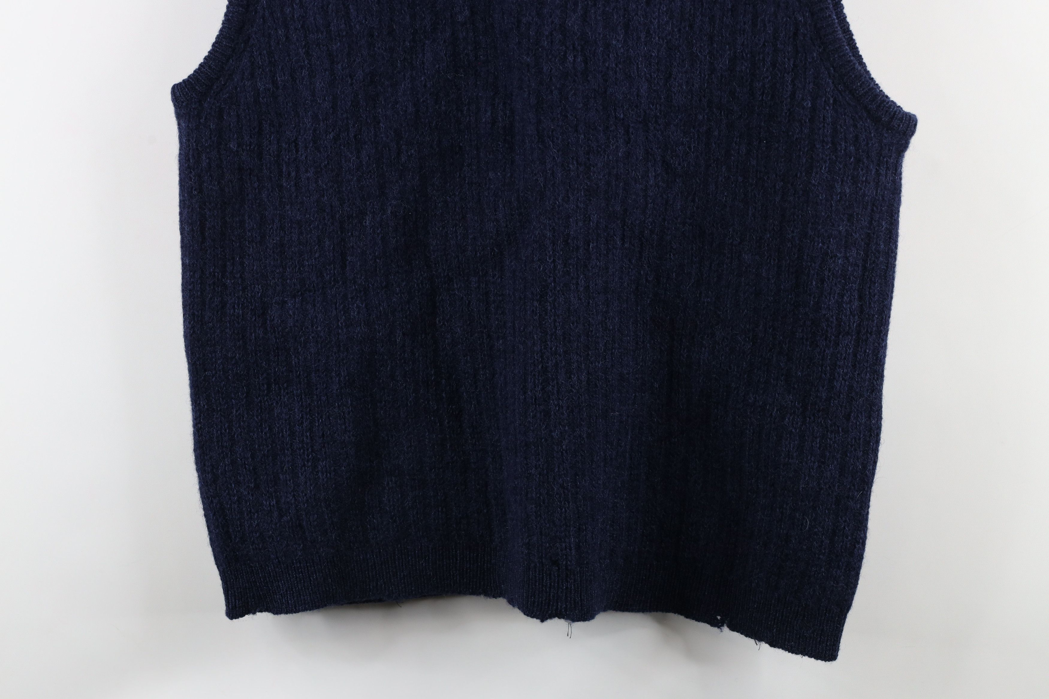 Eddie Bauer × Vintage Vintage 90s Eddie Bauer Wool Chunky Ribbed Knit Sweater Vest Size US M / EU 48-50 / 2 - 3 Thumbnail