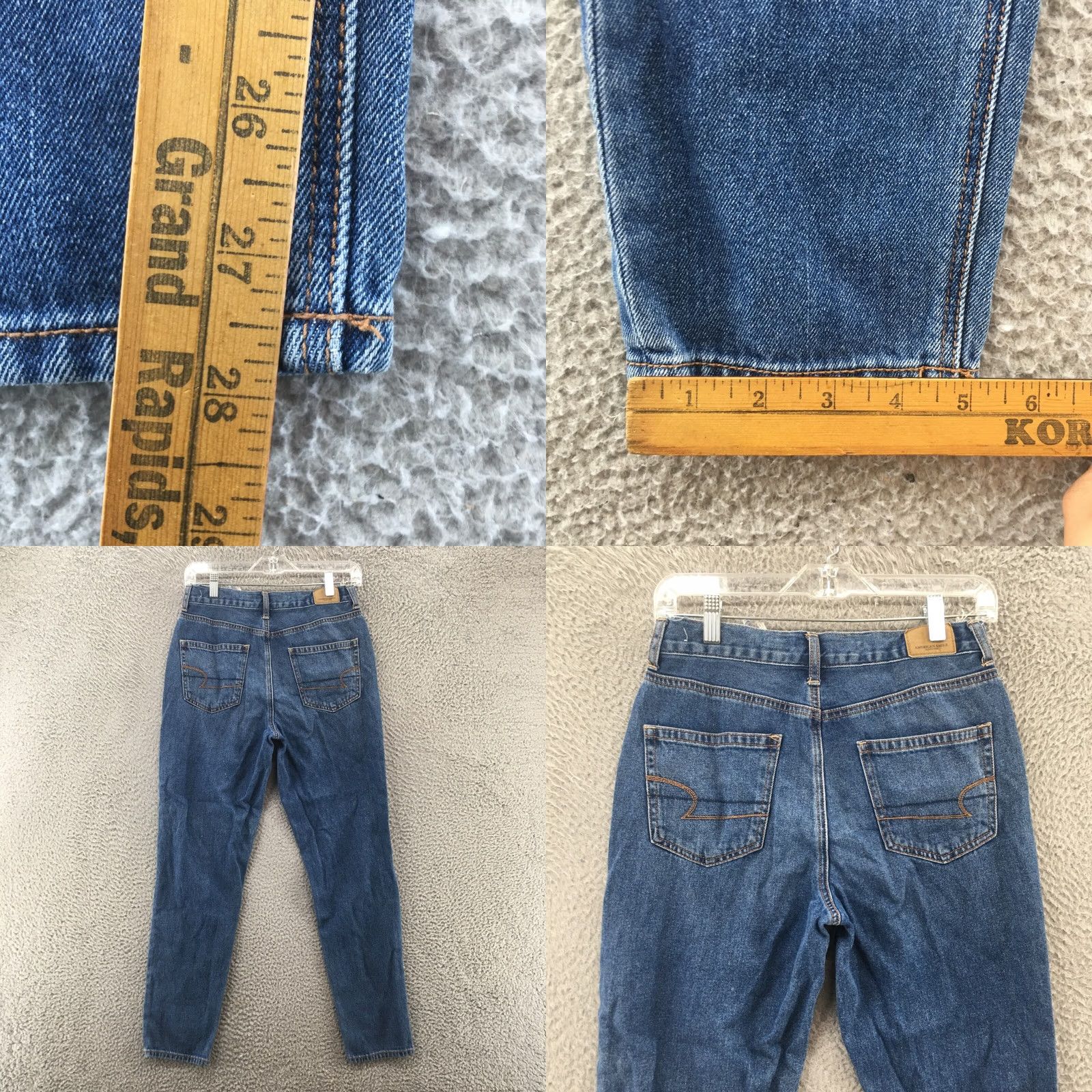 American Eagle Outfitters American Eagle Outfitters Mom Jeans Jeans Womens 2 Blue Denim High Rise Zip 5-Pocket Mens? Size 26" / US 2 / IT 38 - 8 Thumbnail