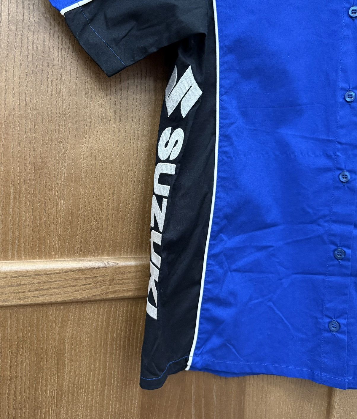 Formula 1 Suzuki Official Merchandise Blue Racing Button Up Shirt Size S / US 4 / IT 40 - 2 Thumbnail