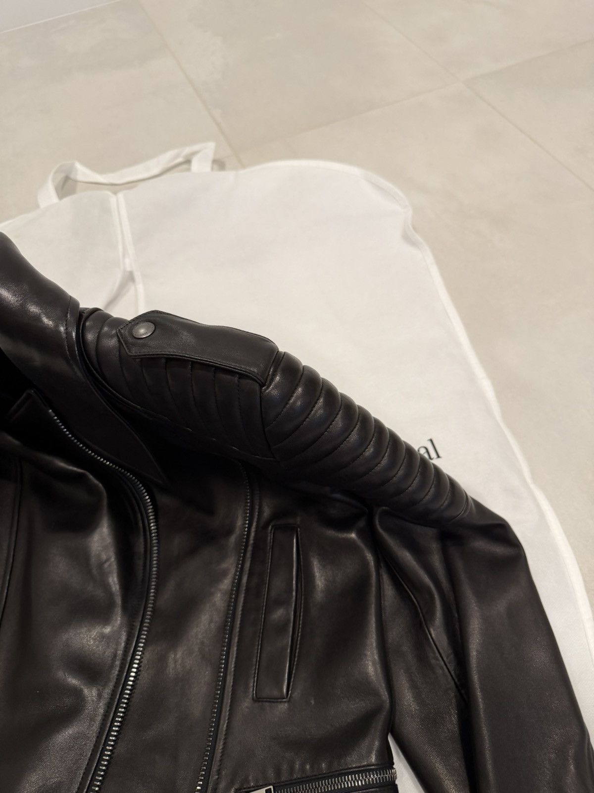 Tom Ford TOM FORD Leather Jacket Sz 42 Size M / US 6-8 / IT 42-44 - 10 Thumbnail
