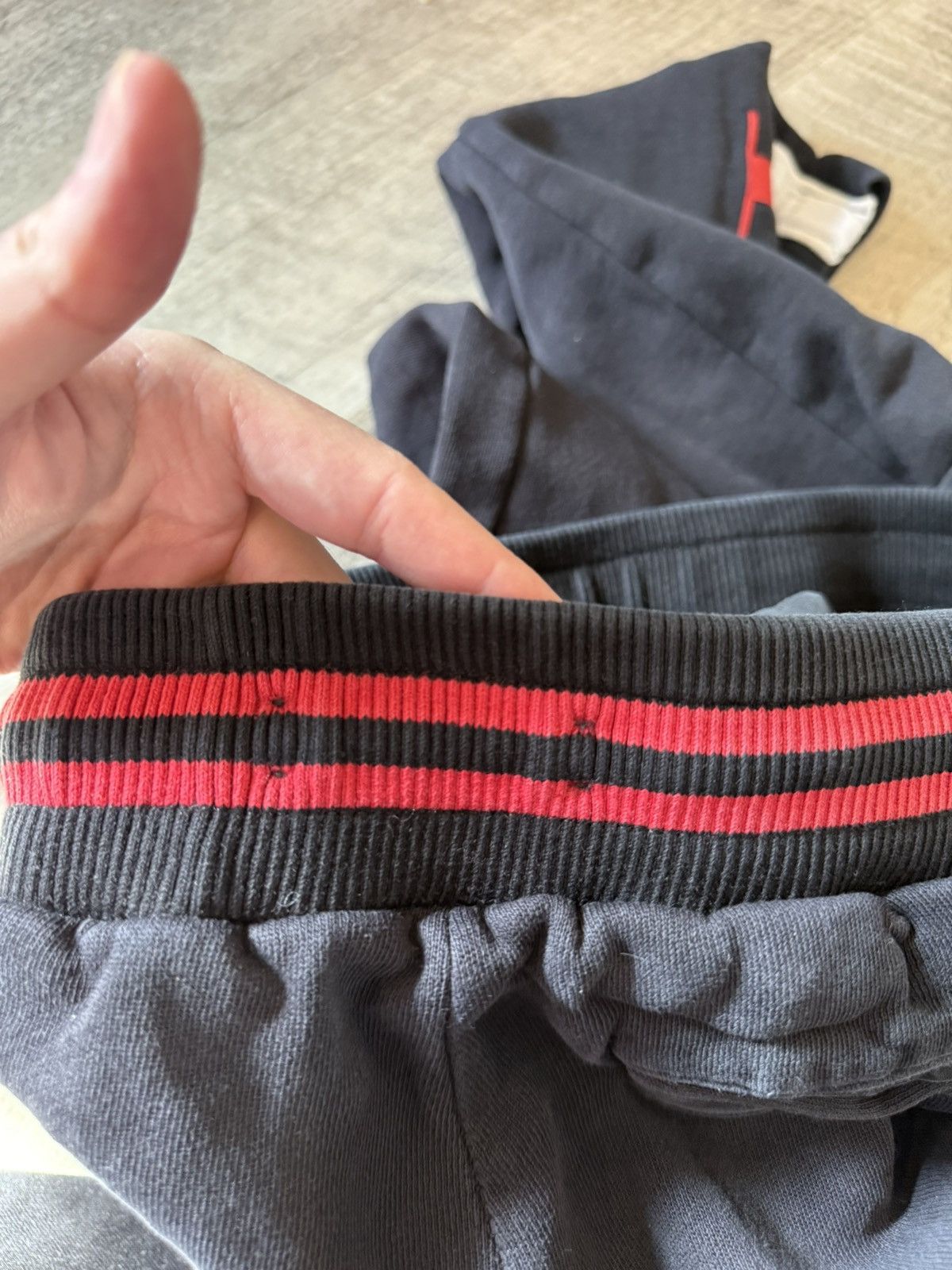 Amiri AMIRI Striped Cashmere blend Sweatpants Size US 30 / EU 46 - 14 Thumbnail
