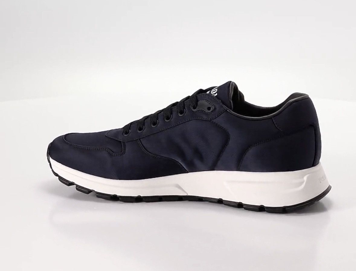 Prada Prada Men's Prax Triangle Logo Nylon Low-Top Sneakers Size US 11 / EU 44 - 8 Thumbnail