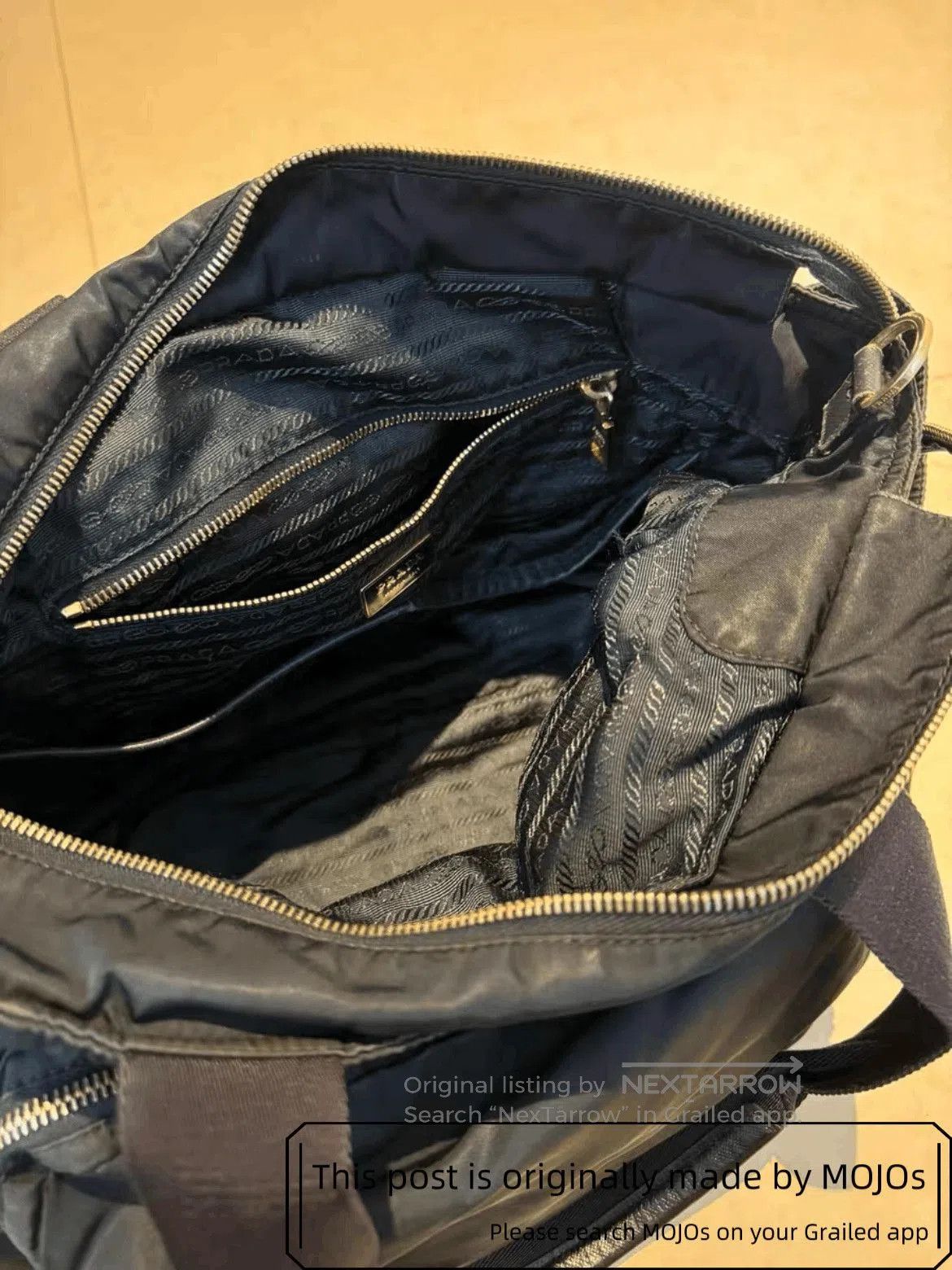 Prada Prada Big Pillow Logo Handbag. Size ONE SIZE - 6 Thumbnail