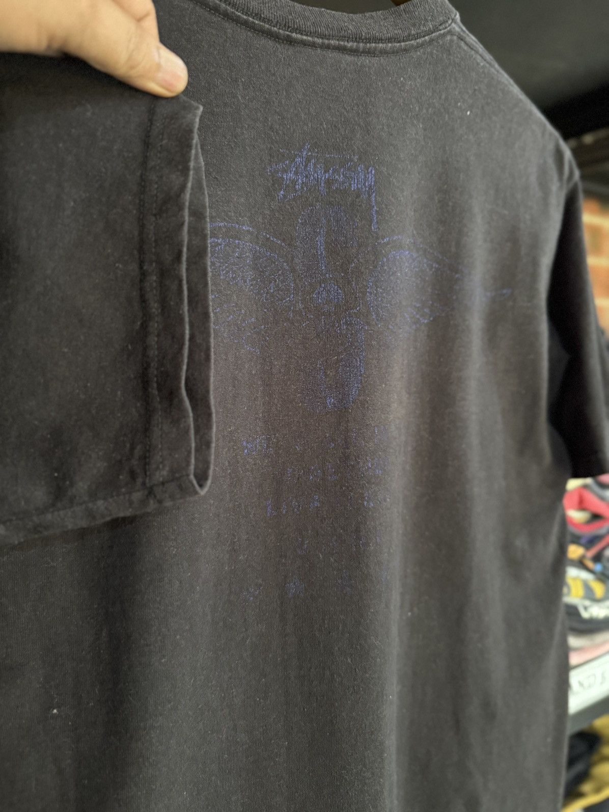 Stussy Vintage Stussy Wings Sun Faded Tee Size US M / EU 48-50 / 2 - 5 Thumbnail