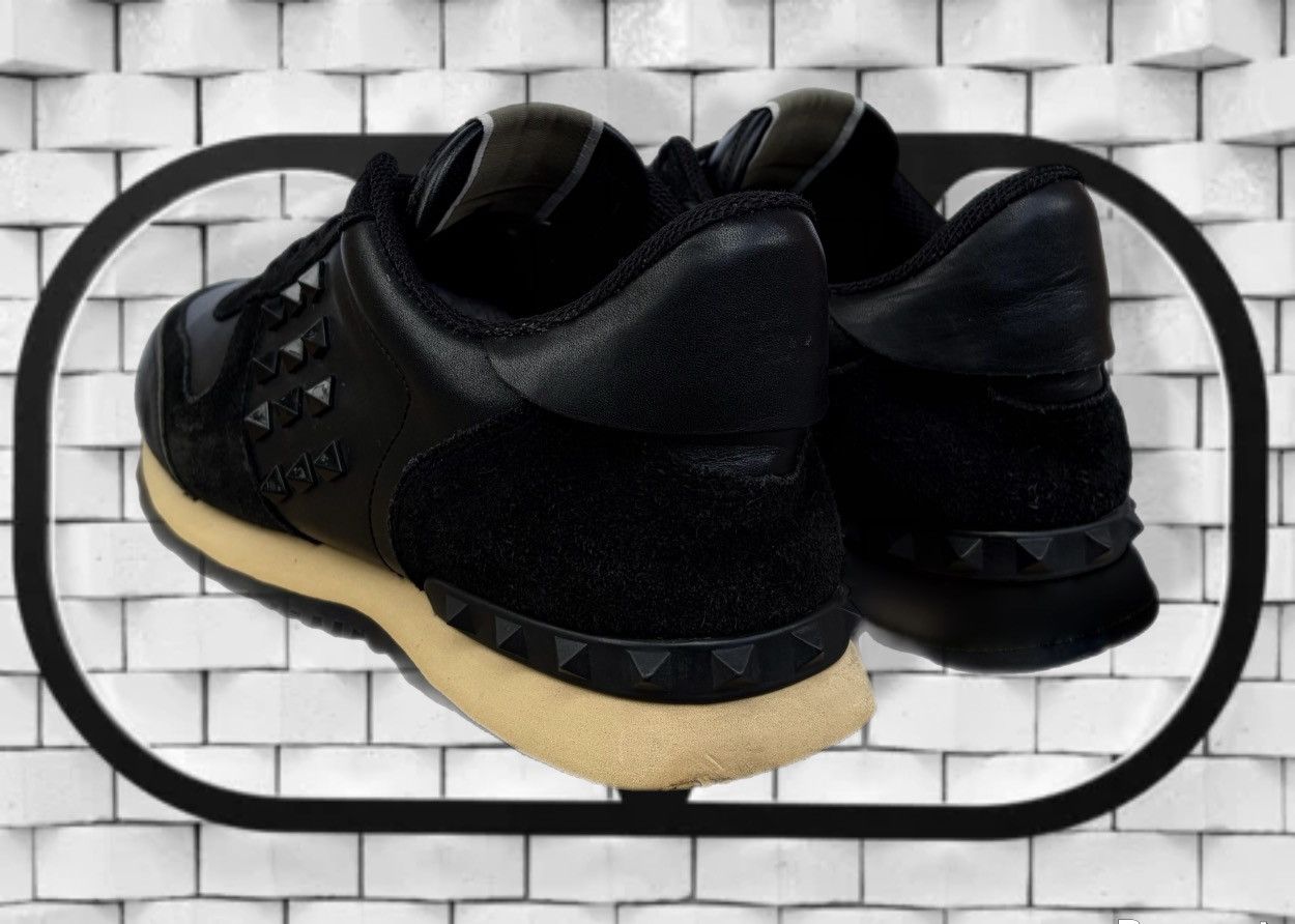 Valentino Valentino Garavani Rockstud Rockrunners Black Sneakers Size US 11 / EU 44 - 3 Thumbnail