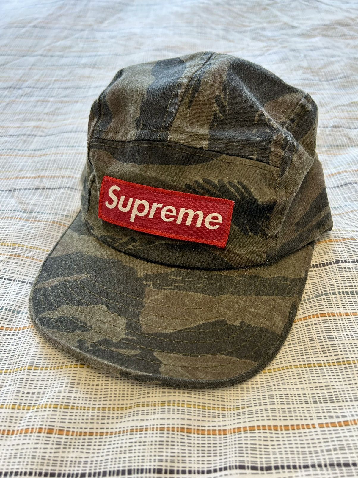 Supreme Supreme 1998 Vintage Tiger Camo Hat Size ONE SIZE - 1 Thumbnail