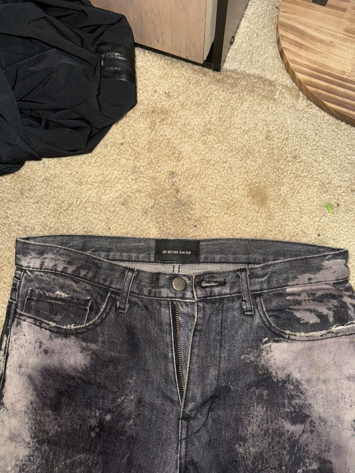 Diet Butcher Slim Skin DIET BUTCHER SLIM SKIN SKINNY JEANS JAPANESE DESIGNER Size US 30 / EU 46 - 5 Thumbnail