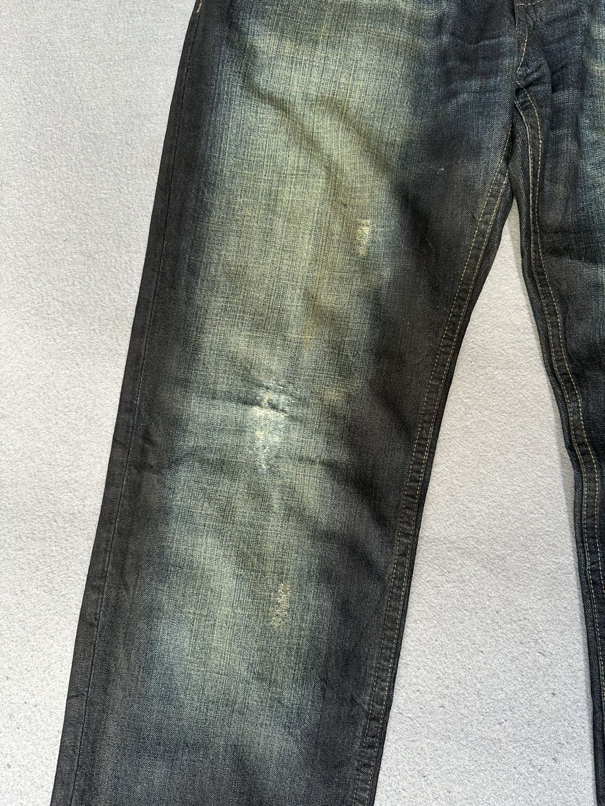 Japanese Brand Nationality + Name II Crosbec Waxed Denim Size US 33 - 7 Thumbnail