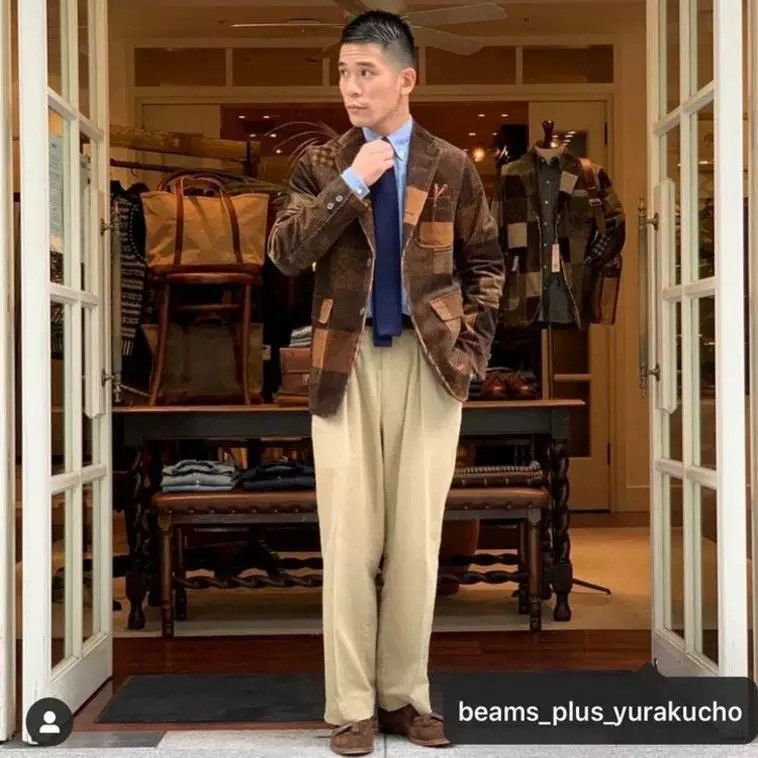 Beams Plus BMSPLUS PatchworkPrintedJacket ralph lauren suitsupply Size US M / EU 48-50 / 2 - 3 Thumbnail