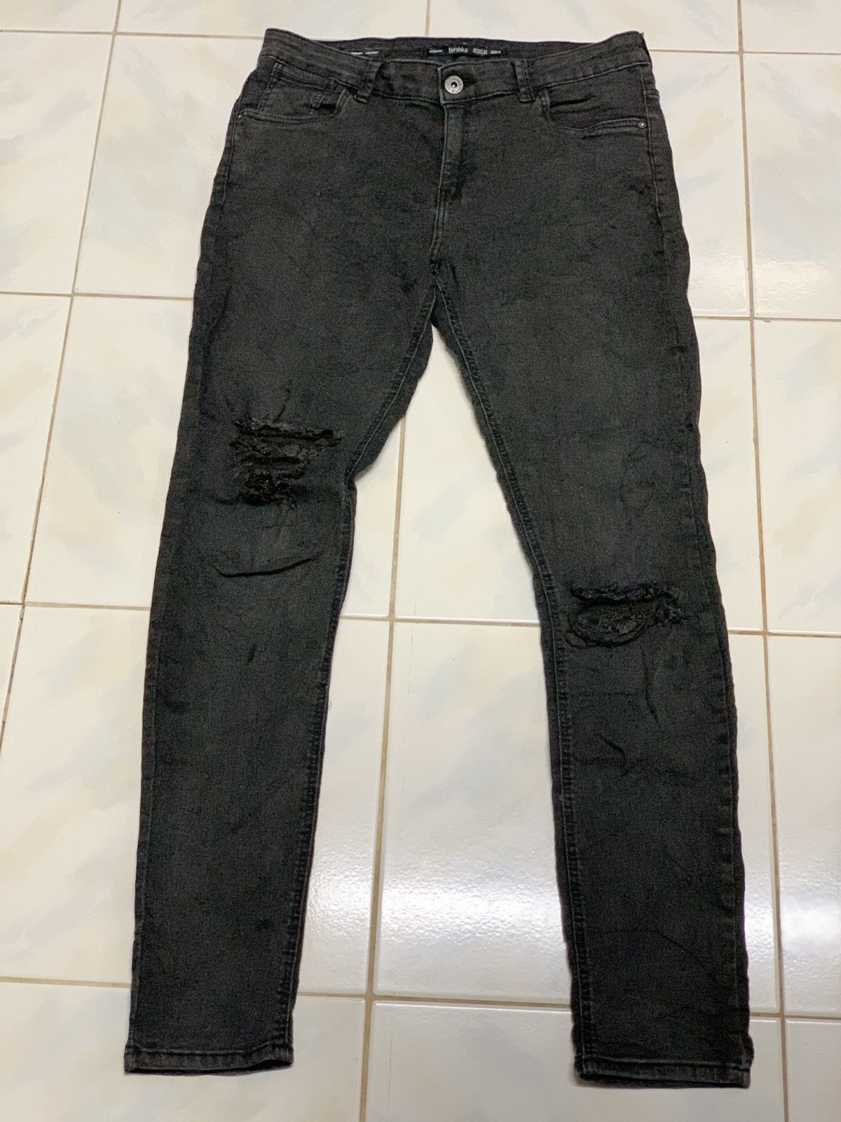 Bershka × Japanese Brand bershka X japanese brands X distressed denim Size US 30 / EU 46 - 8 Thumbnail