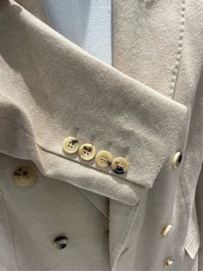 Max Mara Max Mara Beige cashmere blazer Size S / US 4 / IT 40 - 4 Thumbnail