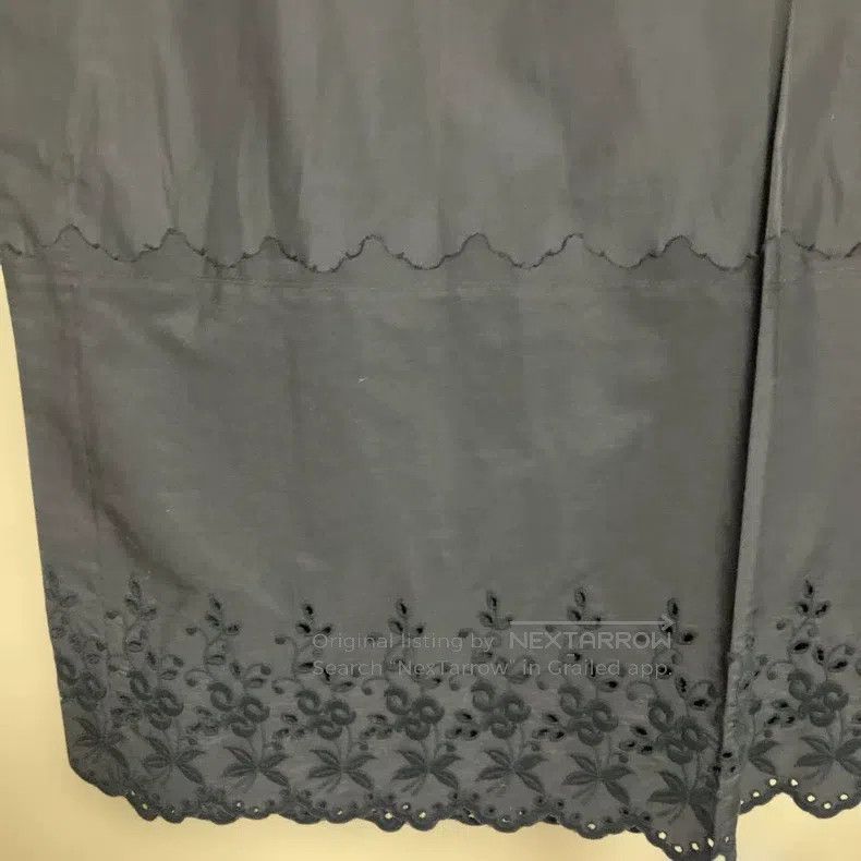 Comme des Garcons Comme Des Garcons size M Black vintage embroidered floral Size 24" / US 00 / IT 34 - 4 Thumbnail