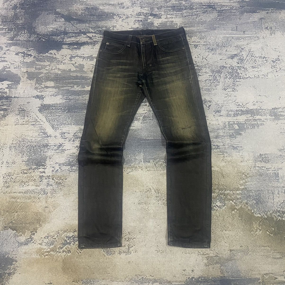 Japanese Brand Vintage Japan Back Number Black Label Mud Washed Denim Jeans Size US 32 / EU 48 - 1 Thumbnail
