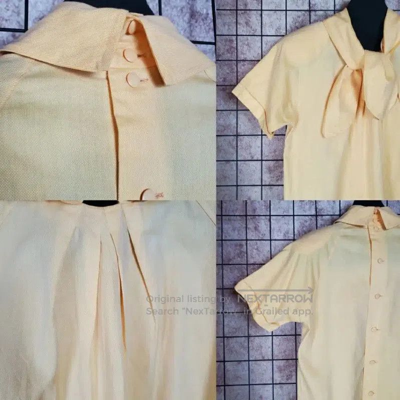 Dior Dior Summer Yellow Short Sleeve Blouse . Size S / US 4 / IT 40 - 3 Thumbnail