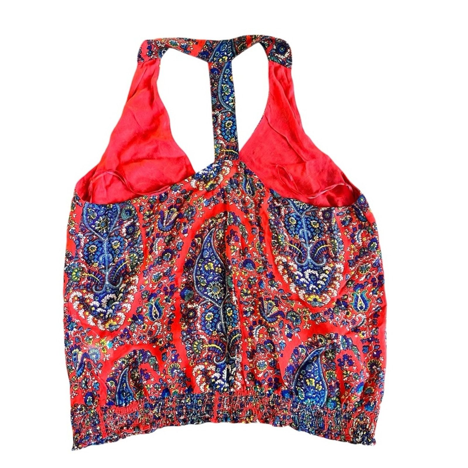 Lucky Brand Lucky Brand Paisley Racerback Top - Size M Size M / US 6-8 / IT 42-44 - 3 Thumbnail