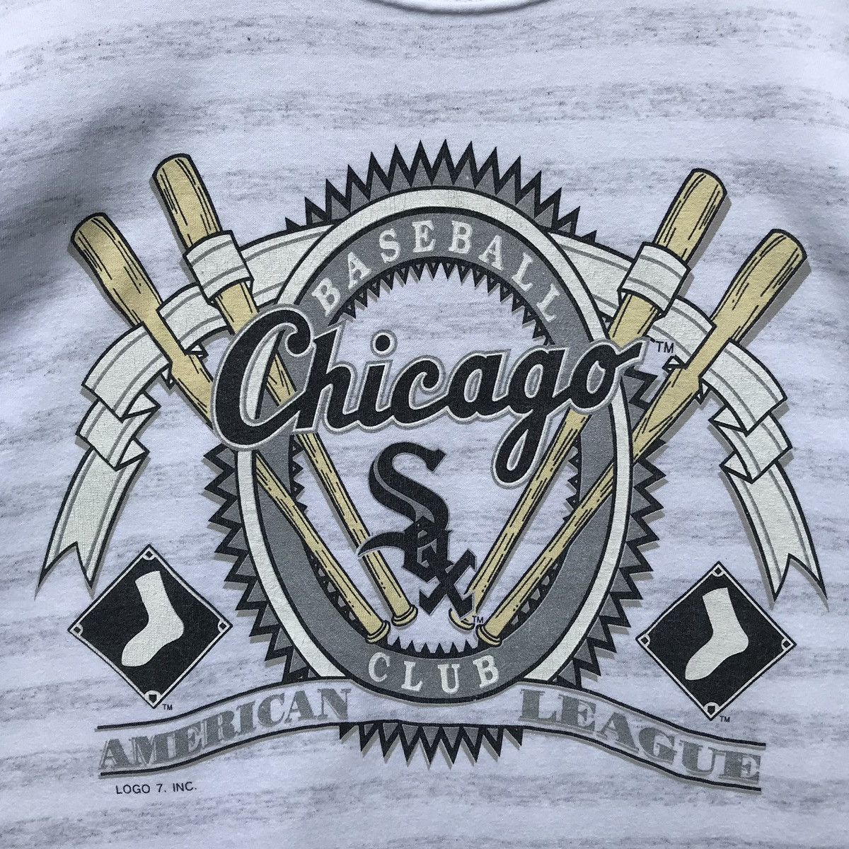Logo 7 × MLB × Vintage Vintage 90s Chicago White Sox MLB Stripe Shirt Logo 7 Size US M / EU 48-50 / 2 - 9 Thumbnail