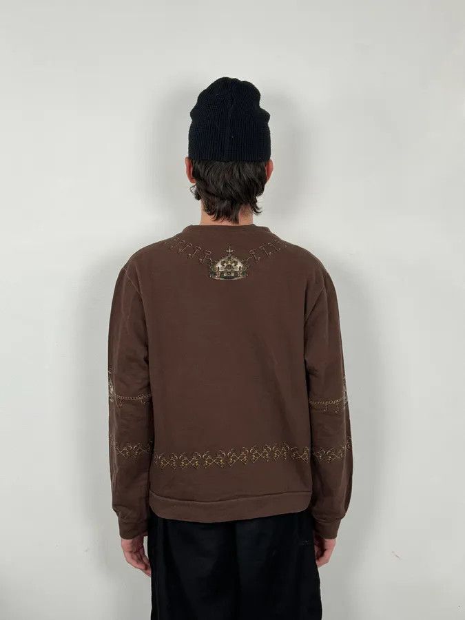 Dolce & Gabbana AW2014 Dolce & Gabbana Brown Knight Axe Sweater Size US M / EU 48-50 / 2 - 3 Thumbnail