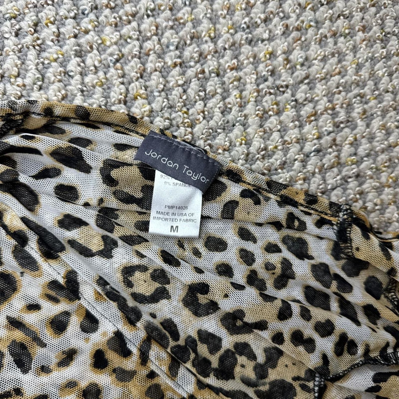 Other Stunning leopard print vintage 90s y2k mesh dress Size M / US 6-8 / IT 42-44 - 7 Thumbnail