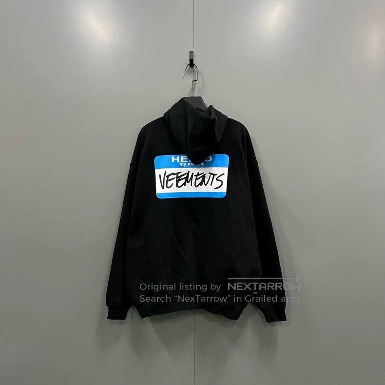 Vetements Vetements Grass script logo patch hoodie Size US XS / EU 42 / 0 - 4 Thumbnail