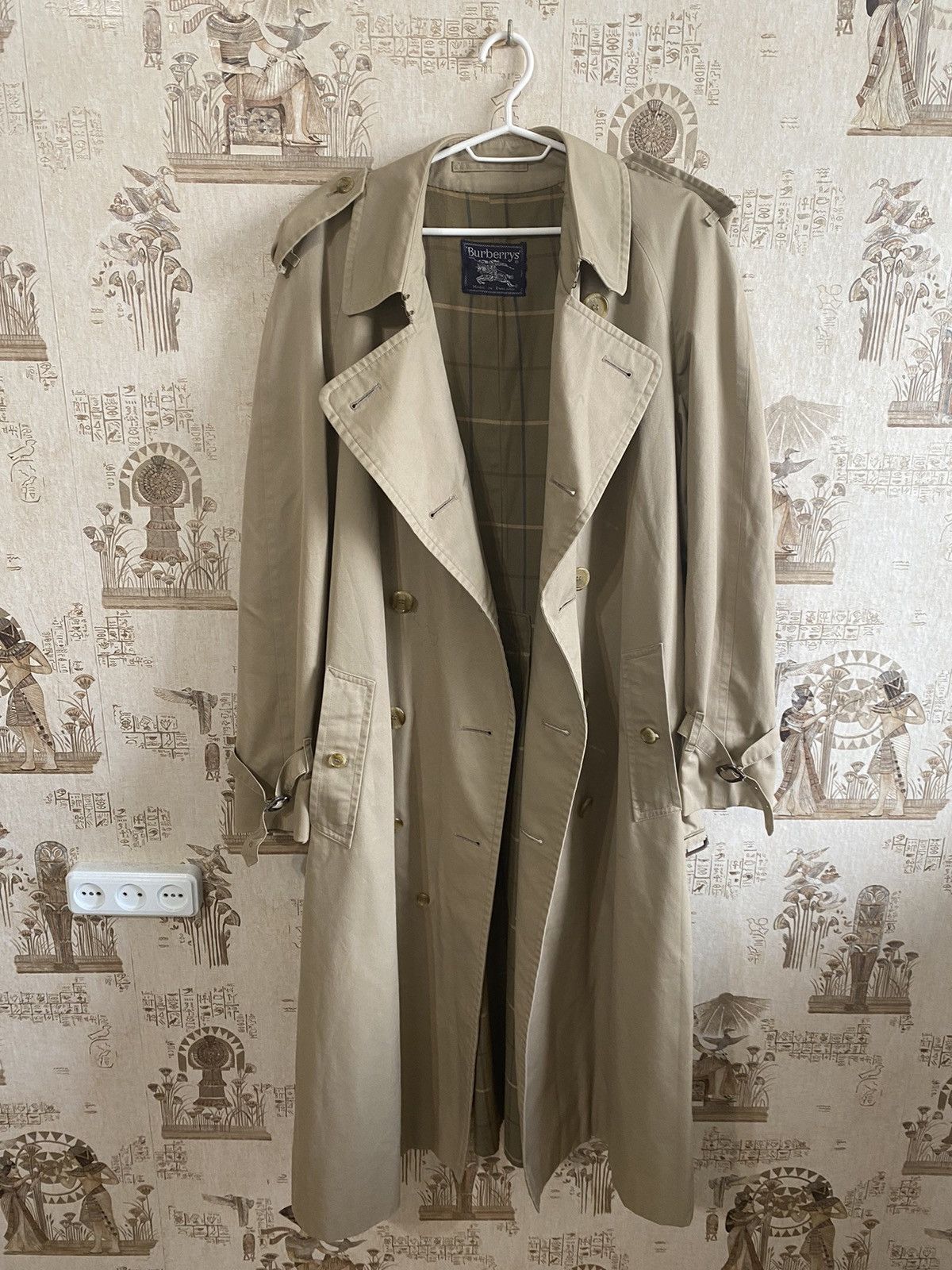 BURBERRY superlong archive coat