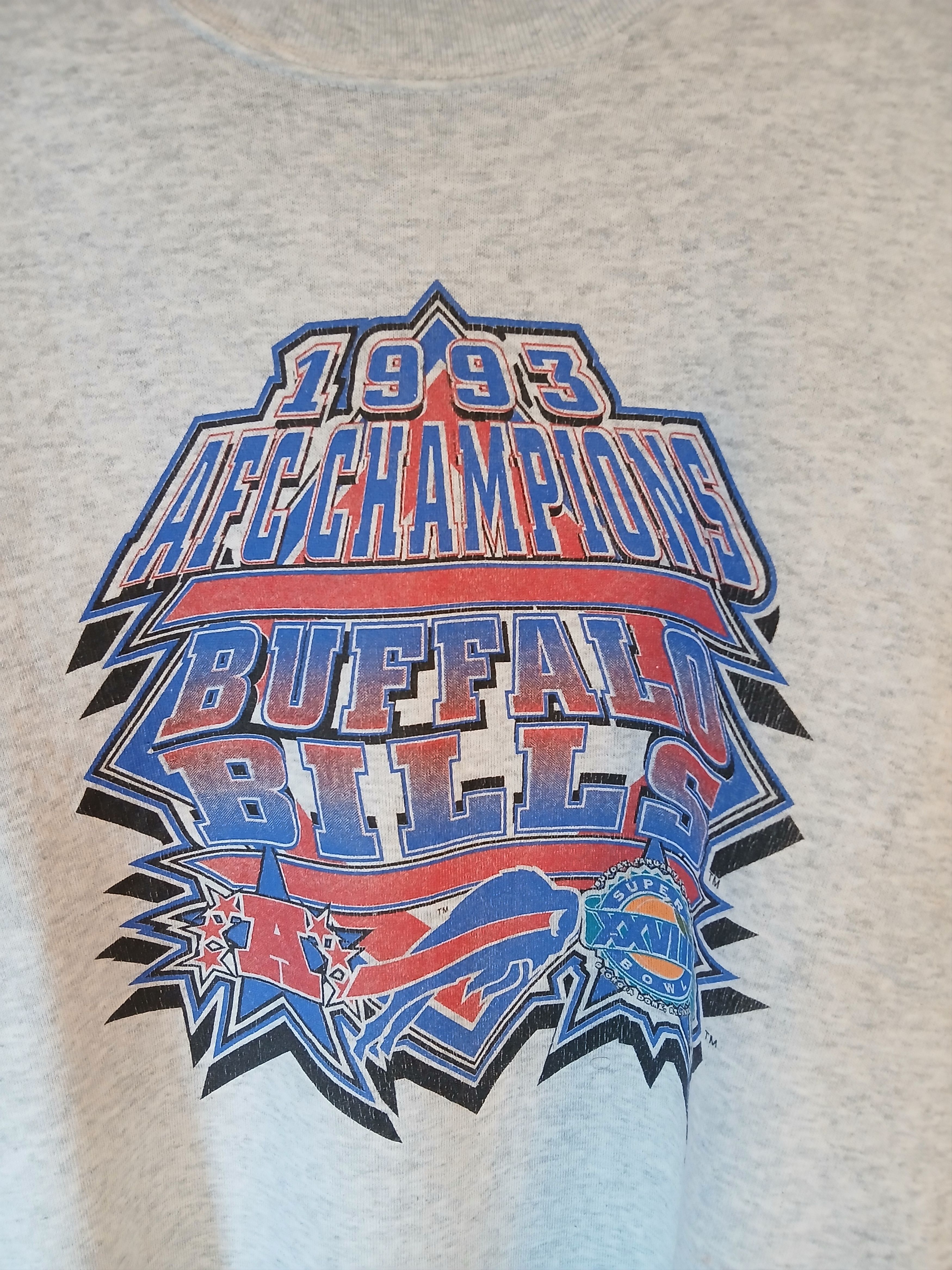 Vintage Vintage 1993 Buffalo Bills AFC Champions Crewneck Sweatshirt Size US L / EU 52-54 / 3 - 3 Thumbnail