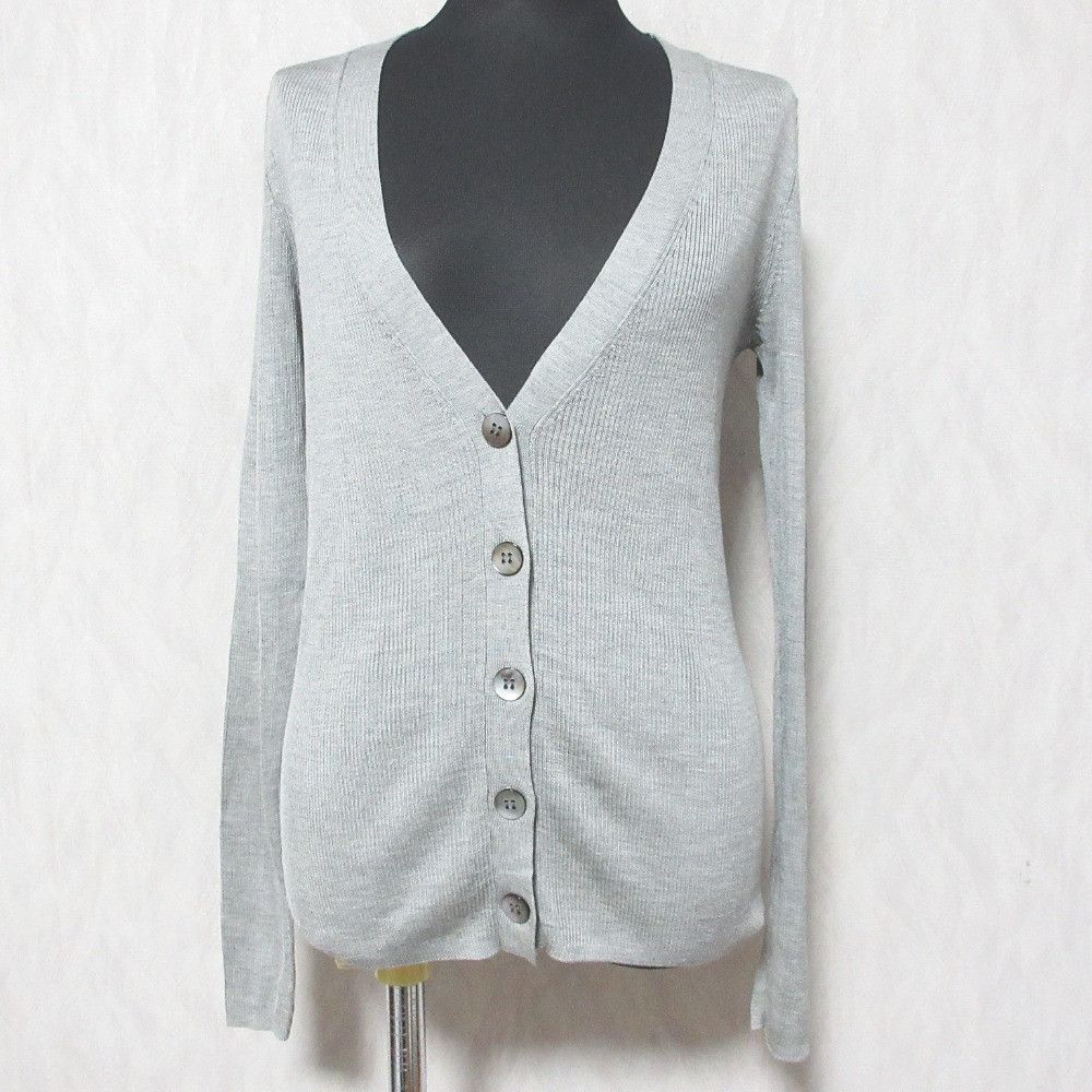 Other Other UNITED ARROWS V-neck Silk Knit Cardigan Others Tops 1528-136-0081 DUTY FREE for USA Size ONE SIZE - 1 Thumbnail