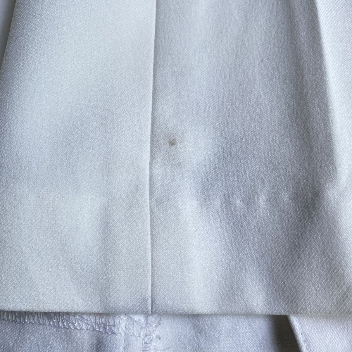 Courreges Courreges White Button-Front Mini Skirt Size 23" - 14 Thumbnail