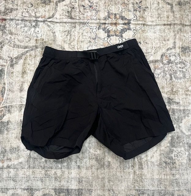 Only NY Only NY Nylon Belted Shorts – Size M – Black Size US 32 / EU 48 - 1 Thumbnail