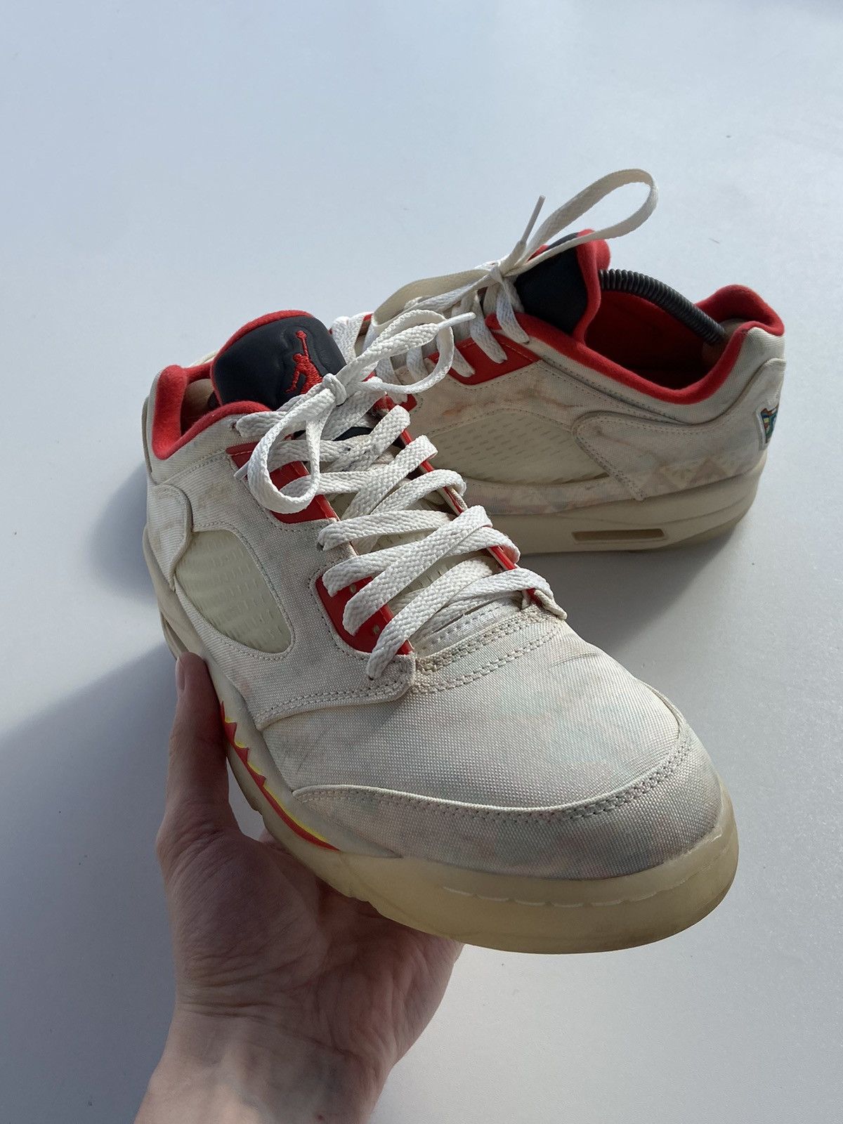 Jordan Brand Air Jordan 5 Retro Low Beige DD2240-100 Size US 9.5 / EU 42-43 - 15 Thumbnail