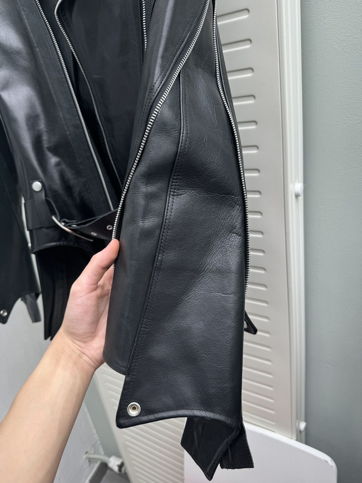 Comme des Garcons × Comme des Garcons Homme Plus × Junya Watanabe Junya Watanabe Comme des Garçons Leather Jacket Perfecto Size US M / EU 48-50 / 2 - 6 Thumbnail