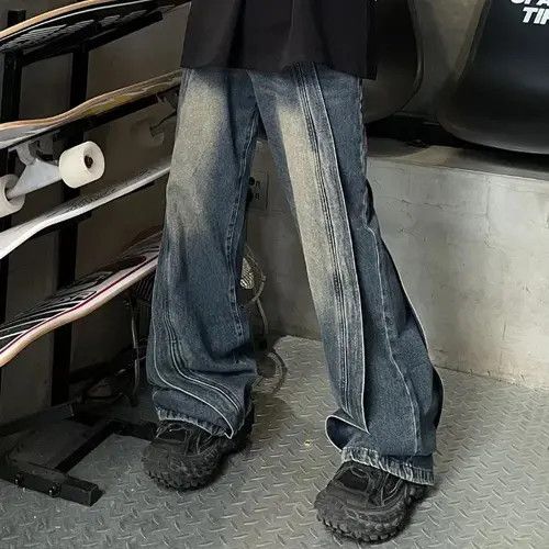 Jean Yoshimi x ouchi Baggy Retro Street Blue Jeans y2k Size US 30 / EU 46 - 8 Thumbnail