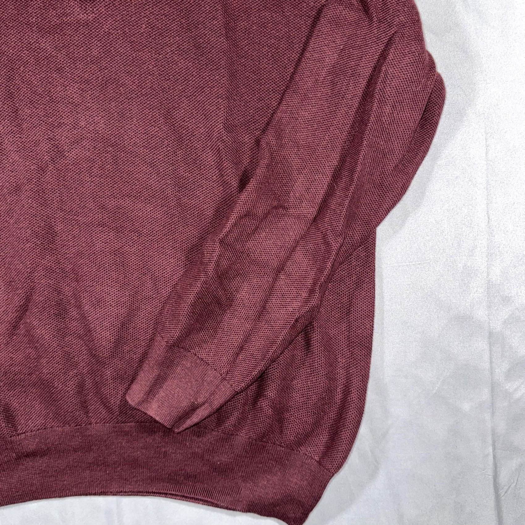Polo Ralph Lauren Polo Ralph Lauren Sweater Mens XL Red Quarter Zip Mock Neck Knit Cotton Pullover Regular Fit Varsity Pony Logo 1/4 Zip Size US XL / EU 56 / 4 - 6 Thumbnail