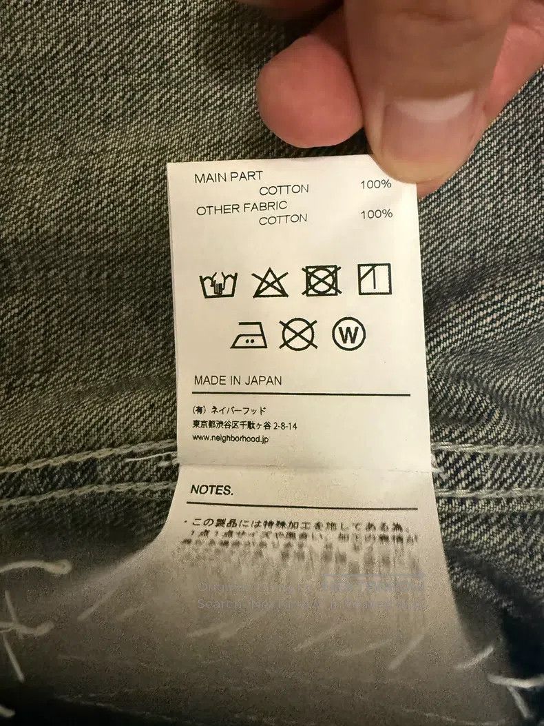 Neighborhood Neighborhood denim jacket Size US XL / EU 56 / 4 - 6 Thumbnail