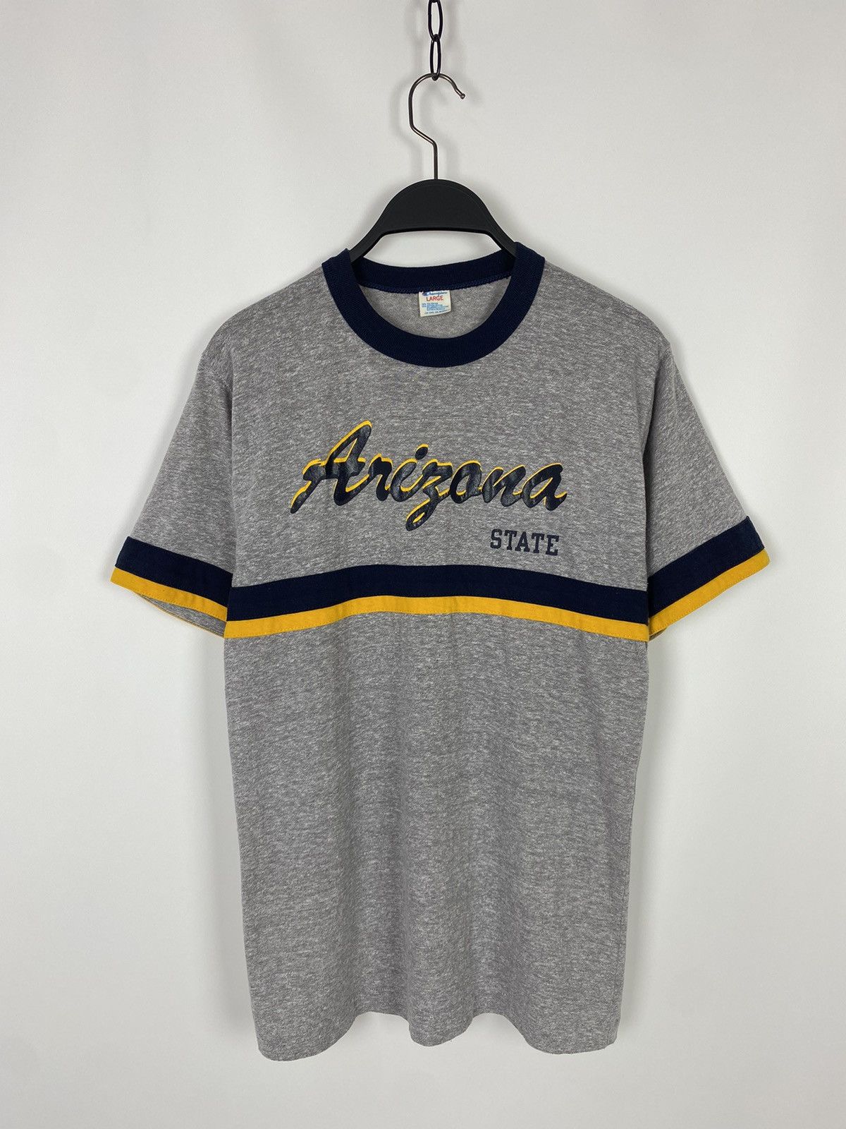 Champion 1980’s Vintage Champion Arizona State Blend Ringer Tee Size US L / EU 52-54 / 3 - 1 Thumbnail